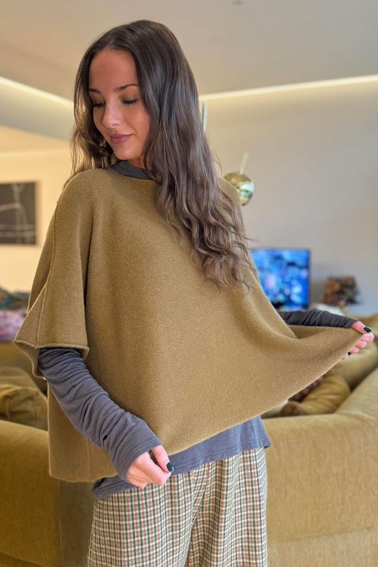 Conrad Layer Knit Mucky Mustard